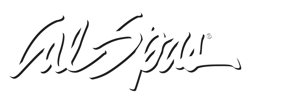 Calspas White logo hot tubs spas for sale Sammamish